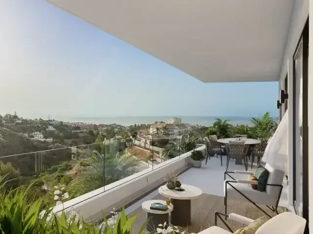 Terraza con vistas, imagen orientativa